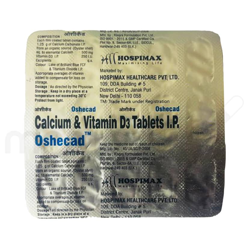 Buy Oshecad Tablet Online: Uses, Price and Side Effects MrMed