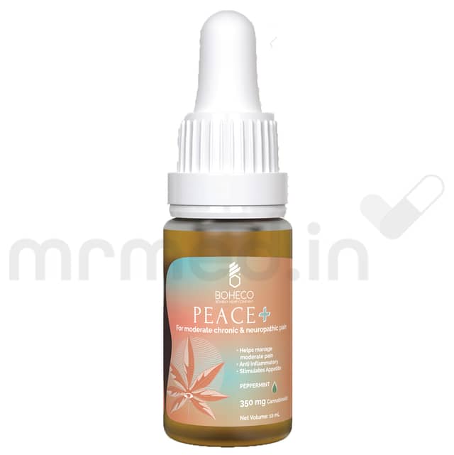 Peace + Natural Pain Reliever Tincture Peppermint 10ml - MrMed