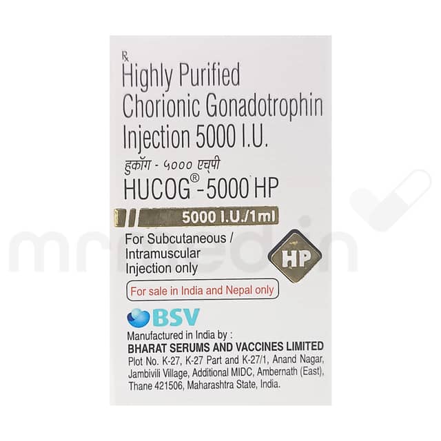 Hucog HP 5000IU Injection - MrMed