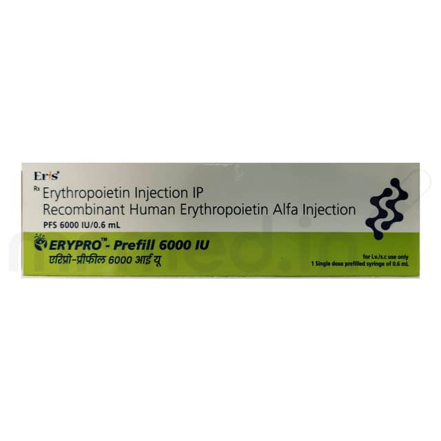 Erypro Prefill 6000IU Injection - MrMed