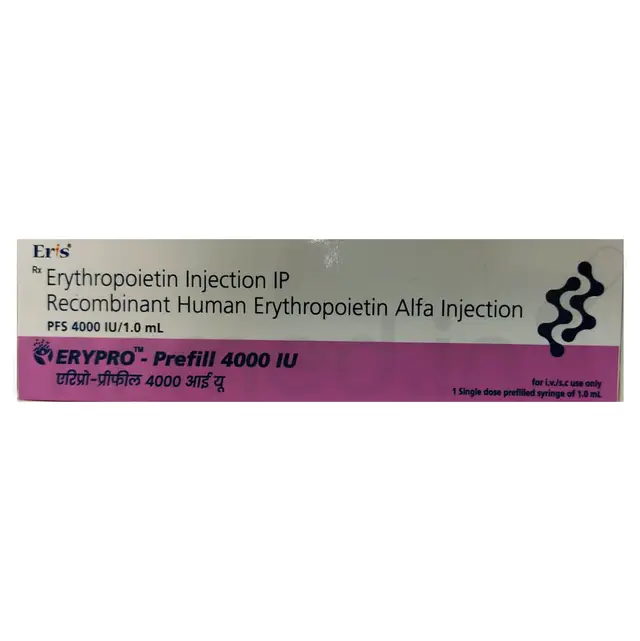 Erypro Prefill 4000IU Injection - MrMed