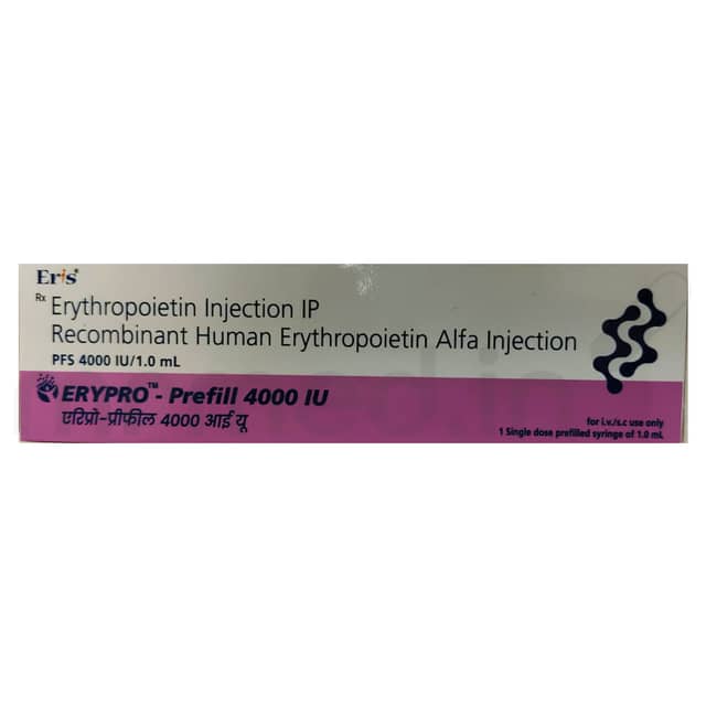 Erypro Prefill 4000IU Injection - MrMed