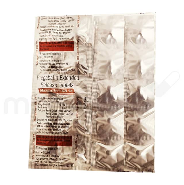 Maxgalin ER 75mg Tablet - MrMed