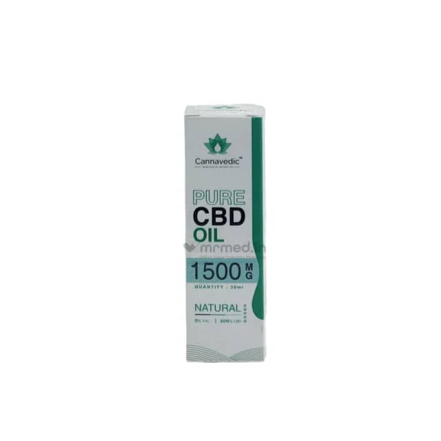 Cannavedic Pure CBD OIL 1500mg 30ml - MrMed