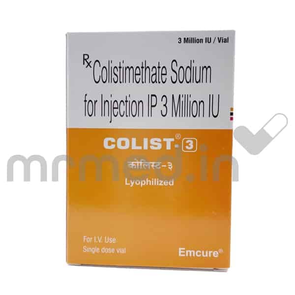 Colist 3MIU Injection - MrMed