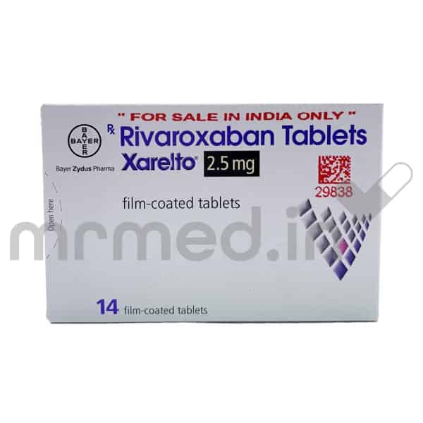 Xarelto 2.5mg Tablet 14's - MrMed