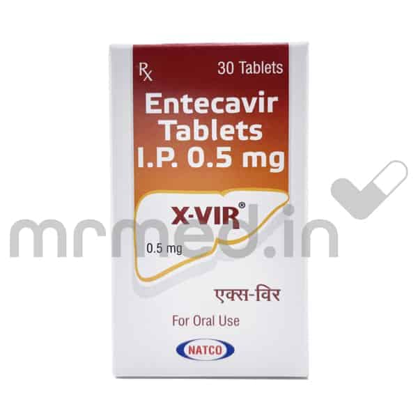 X VIR 0.5mg Tablet - MrMed