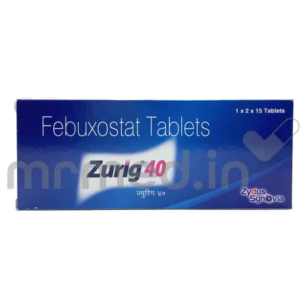 Zurig 40mg Tablet 15's - MrMed