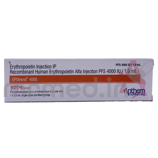 Epotrend 4000 IU Injection - MrMed