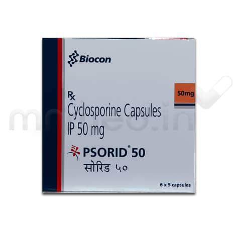 Psorid 50mg Capsule - MrMed