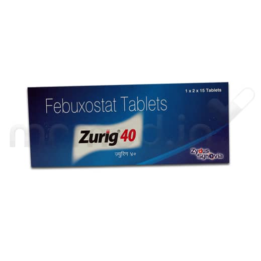 Zurig 40mg Tablet 30's - MrMed