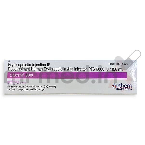 Epotrend 6000 IU Injection - MrMed