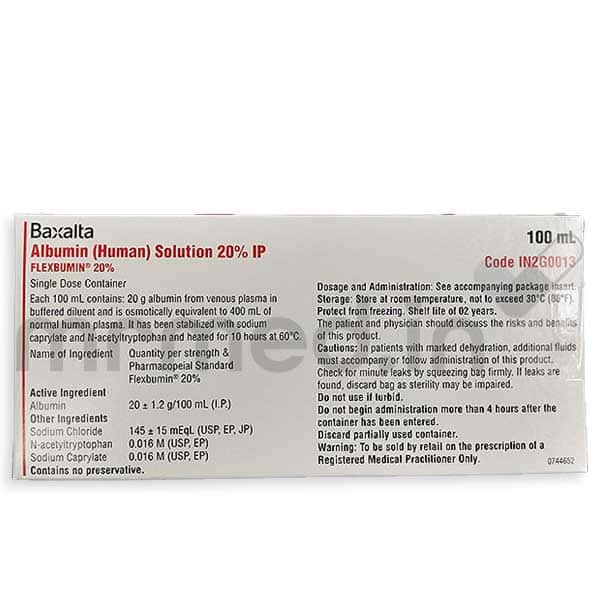 Flexbumin 20% Injection 100ml