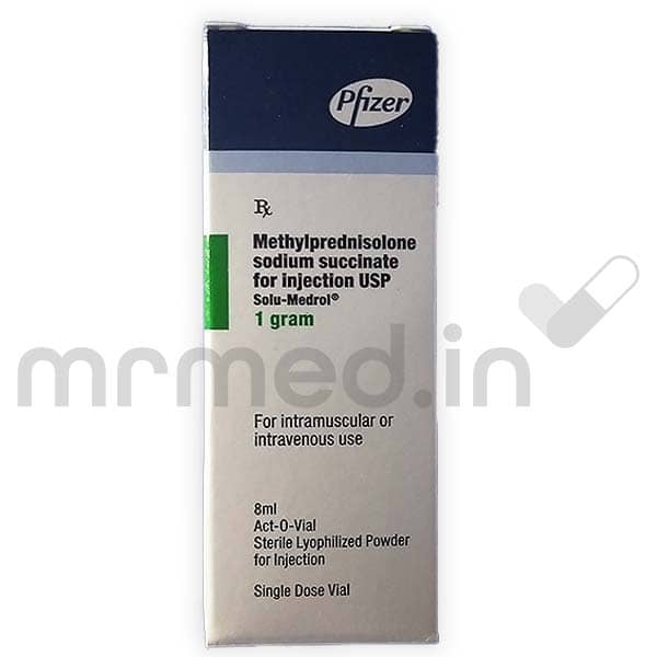 Solu Medrol 1gm Injection - MrMed