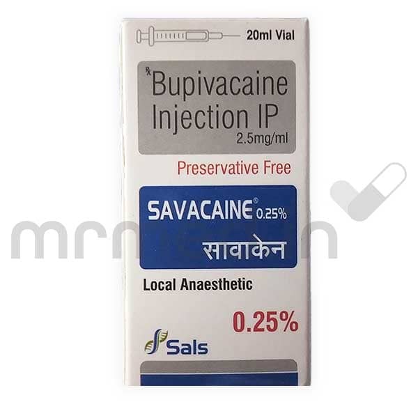 Savacaine 0.25% Injection - MrMed