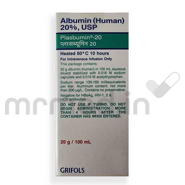 Plasbumin 20% Injection 100ml - MrMed
