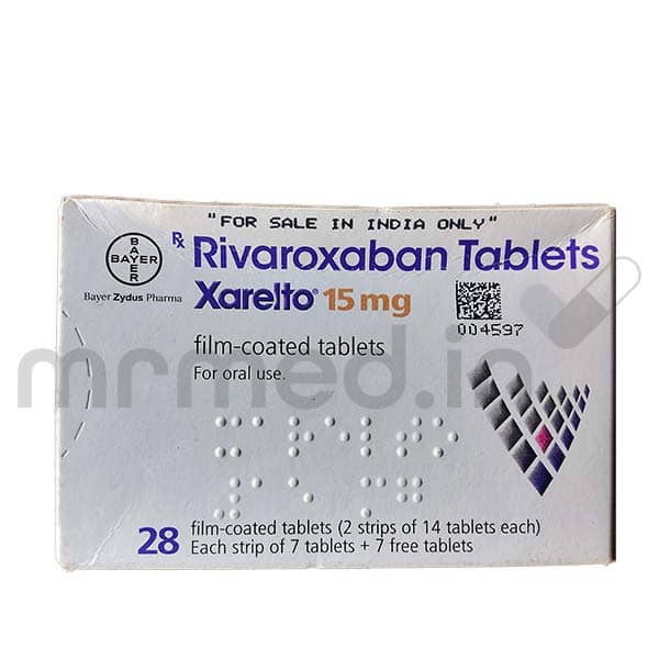 Xarelto 15mg Tablet 28's - MrMed