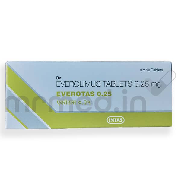 Everotas 0.25mg Tablet - MrMed