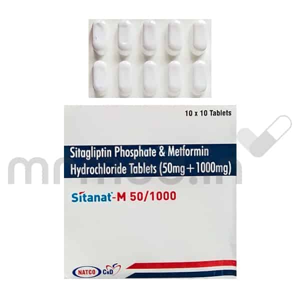 Sitanat M 50/1000mg Tablet - MrMed