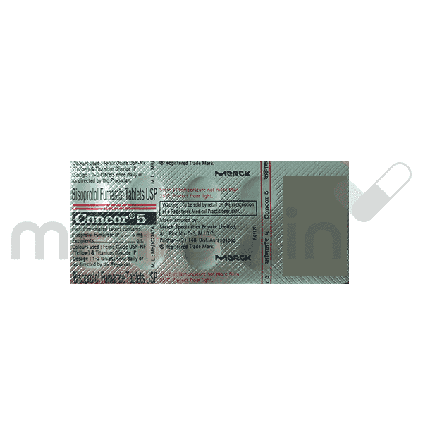 Concor 5mg Tablet - MrMed
