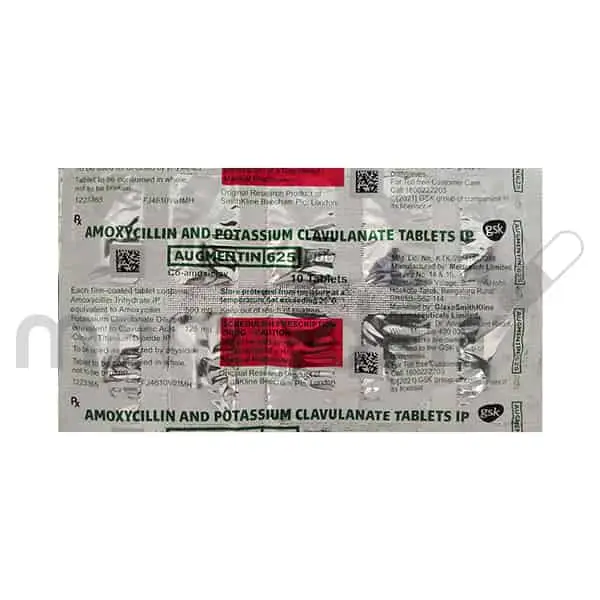 Augmentin 625mg DUO Tablet - MrMed