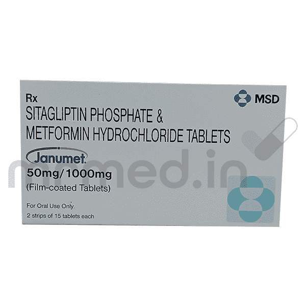 Janumet 50/1000mg Tablet - MrMed