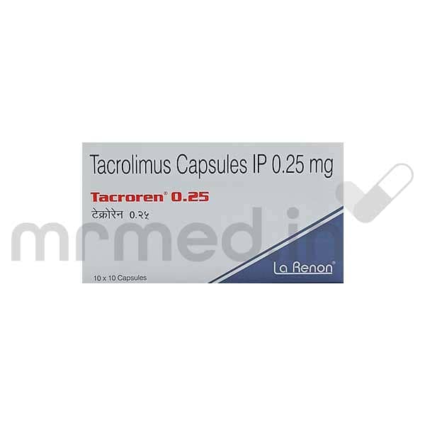 Tacroren 0.25mg Capsule - MrMed
