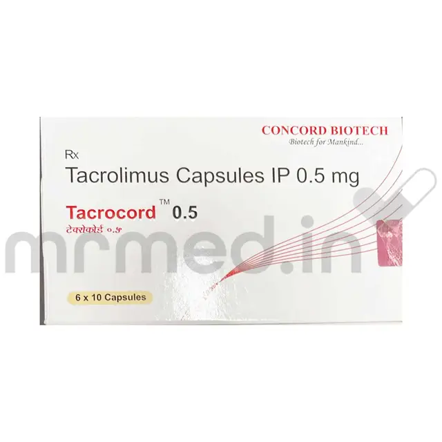 Tacrocord 0.5mg Capsule - MrMed
