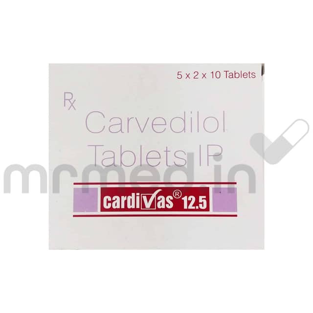 Cardivas 12.5mg Tablet - MrMed