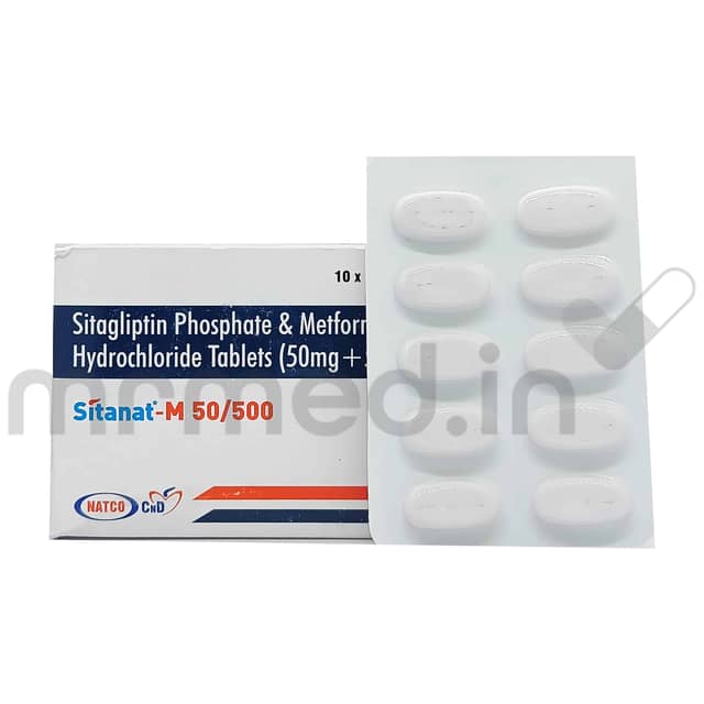 Sitanat M 50/500mg Tablet - MrMed