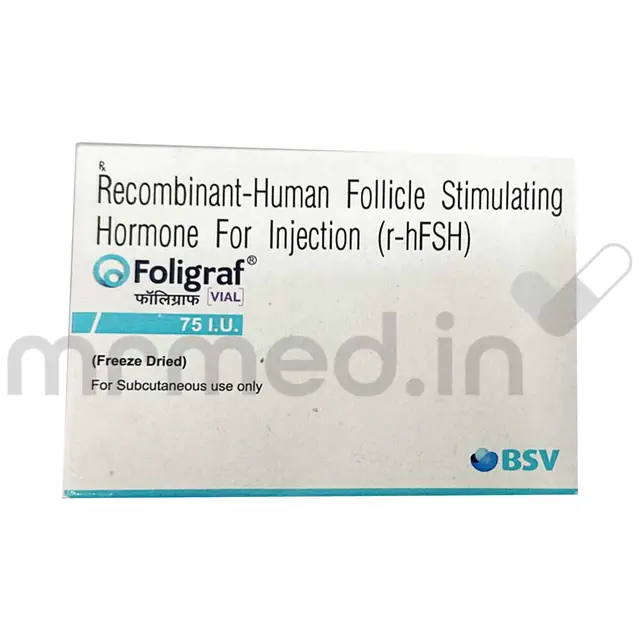 Foligraf 75IU Injection PFS - MrMed