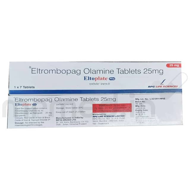 Eltoplate 25mg Tablet - MrMed