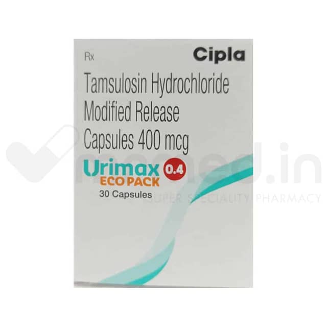 Urimax 0.4mg Capsule 30's - MrMed