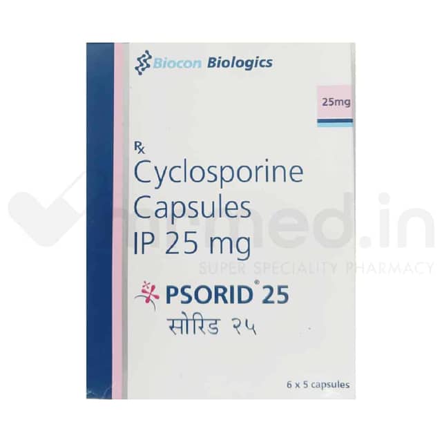 Psorid 25mg Capsule - MrMed