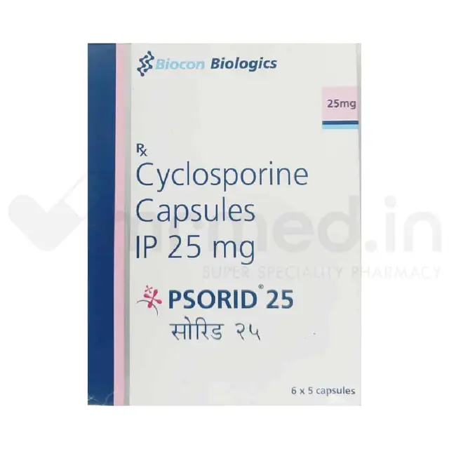 Psorid 25mg Capsule - MrMed