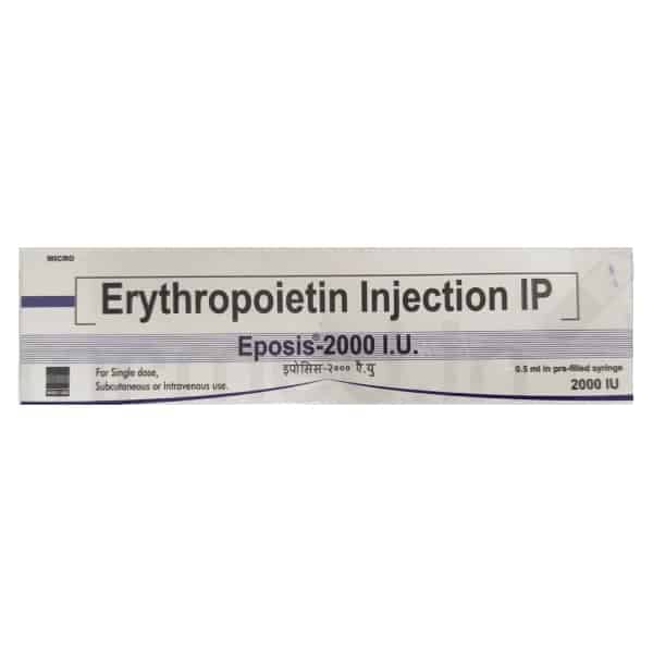 Eposis 2000 IU Injection - MrMed