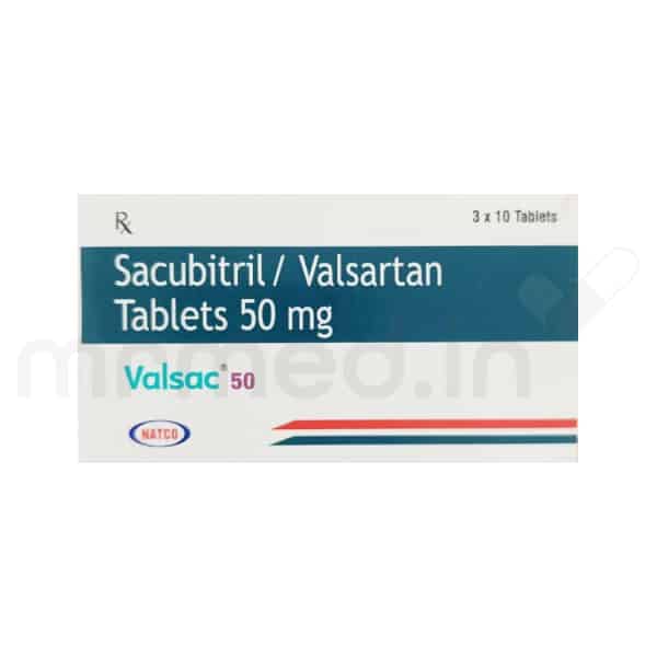 Valsac 50mg Tablet - MrMed