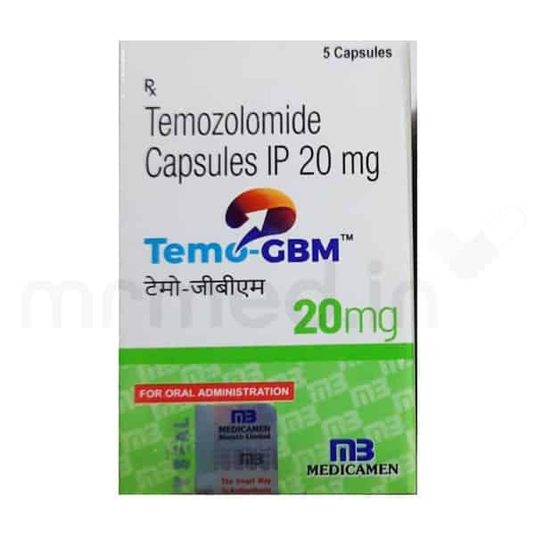 Temo GBM 20mg Capsule - MrMed