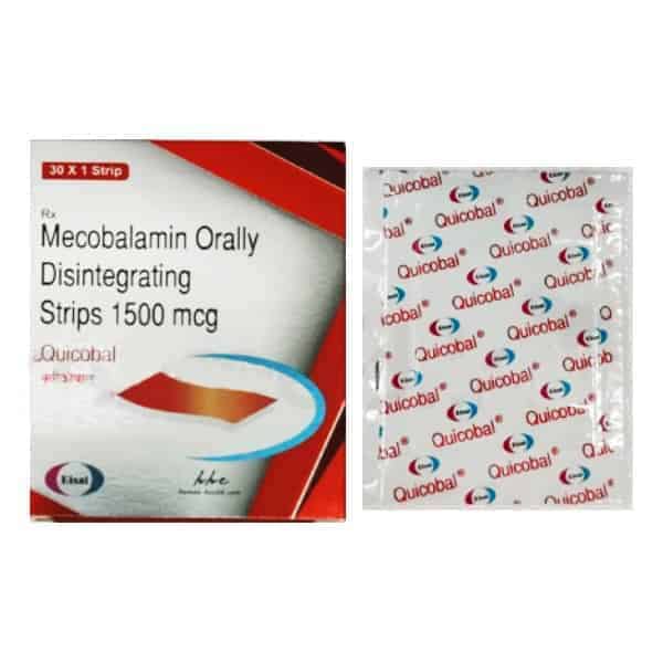Quicobal 1500mcg Oral Disintegrating Strips - MrMed