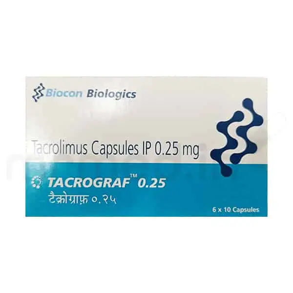 Tacrograf 0.25mg Capsule - MrMed