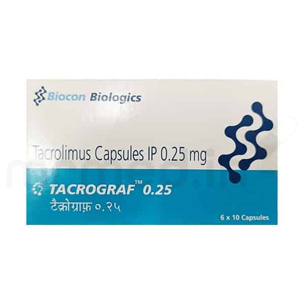 Tacrograf 0.25mg Capsule - MrMed