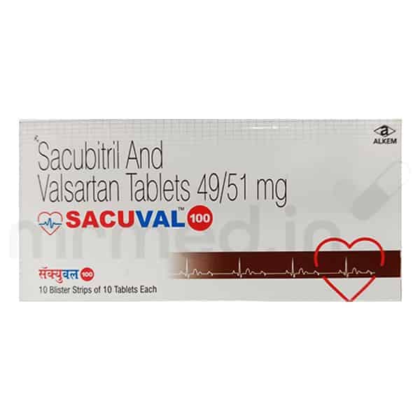 Sacuval 100mg Tablet - MrMed