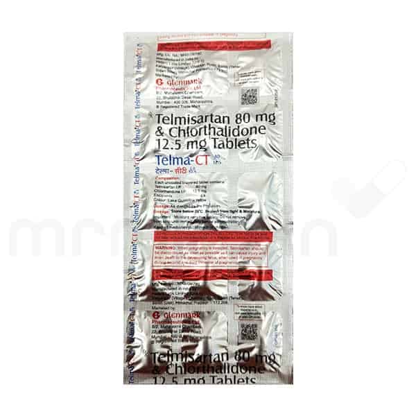 Telma CT 80mg/12.5mg Tablet - MrMed