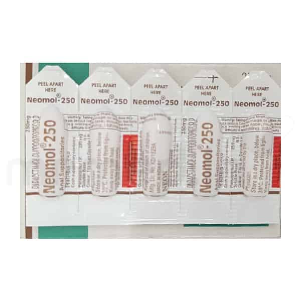 Neomol 250mg Suppository - MrMed