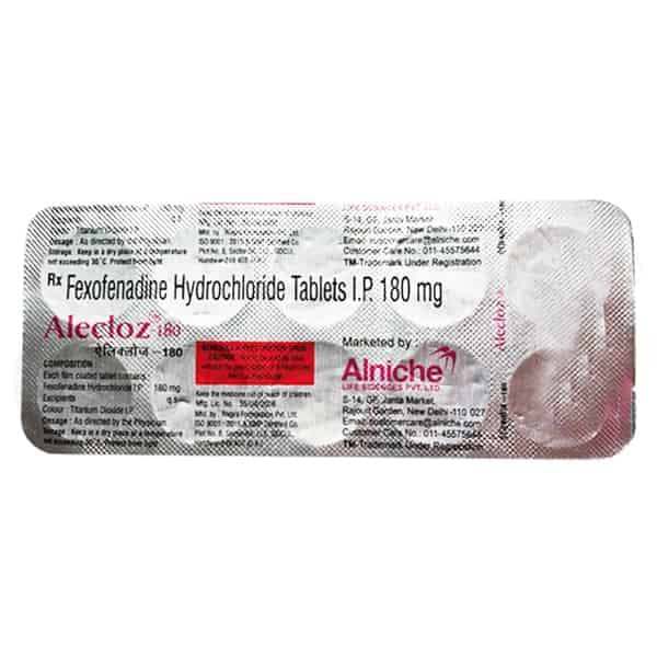 Alecloz 180mg Tablet - MrMed