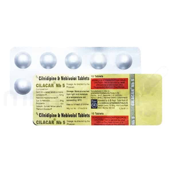 Cilacar NB 5mg Tablet - MrMed