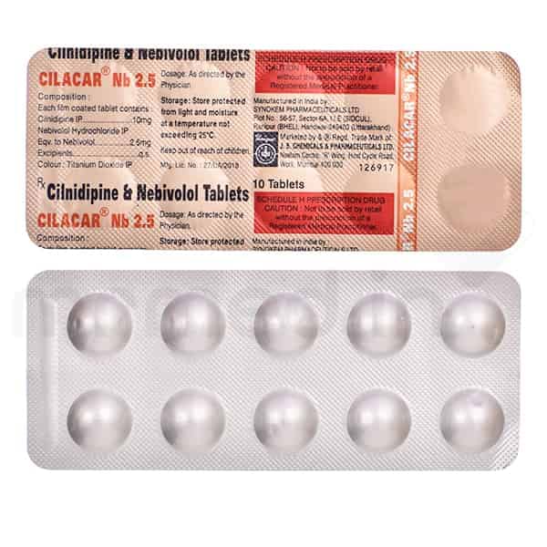 Cilacar NB 2.5mg Tablet - MrMed