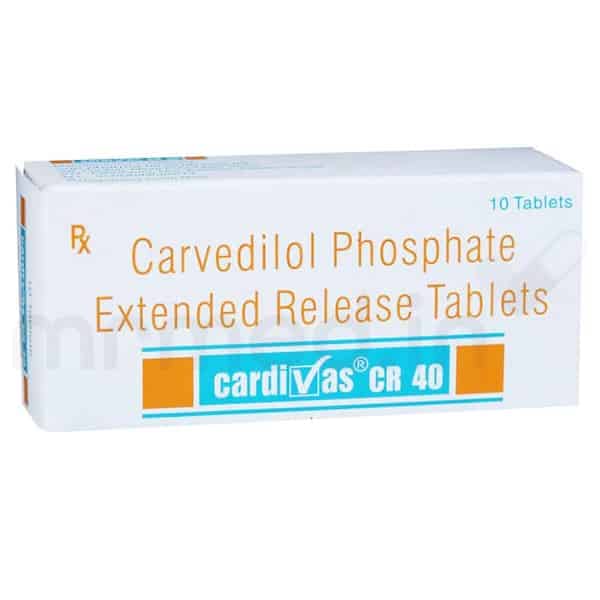 Cardivas CR 40mg Tablet - MrMed