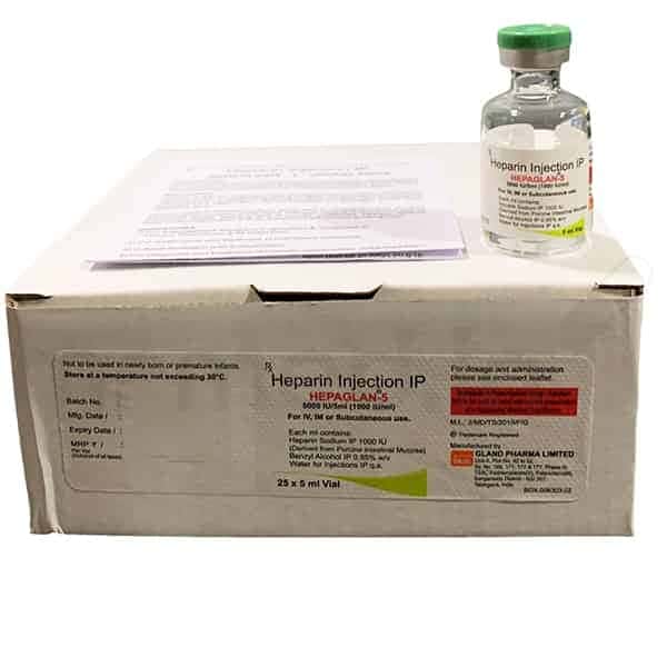 Hepaglan 5000IU Injection