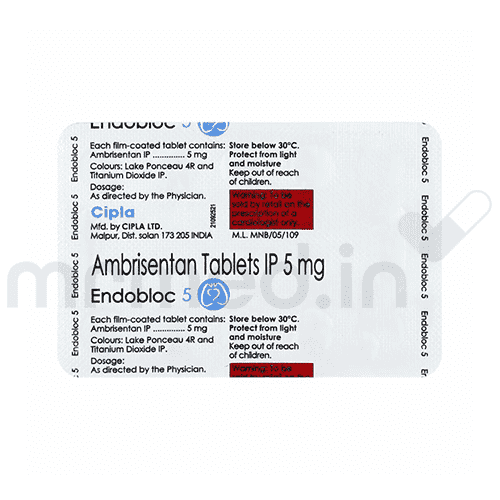 Endobloc 5mg Tablet - MrMed